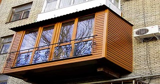 Внешняя отделка балкона Сафоново цена от 1026 руб. м/2.